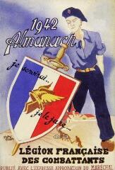 ouvrir dans la visionneuse : Almanach de la Légion Française des Combattants et des Volontaires de la Révolution Nationale, 1942.