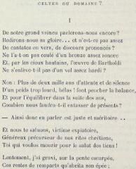 ouvrir dans la visionneuse : 2 vues « Celtes ou Romains ? », poème de M. Marmoiton, dans Bulletin historique et scientifique de l'Auvergne, 1903.