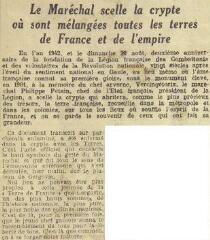 ouvrir dans la visionneuse : L'Avenir, 31 août 1942.